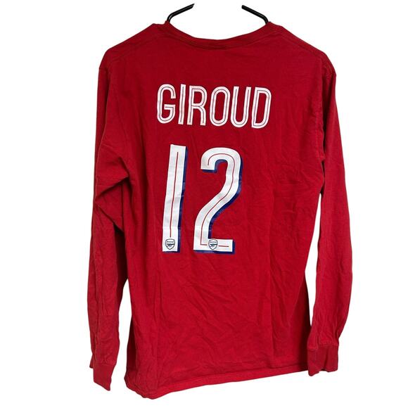 Arsenal - Long Sleeve - Graphic T-Shirt - Size S - Red - Giroud 12 - Picture 2 of 4
